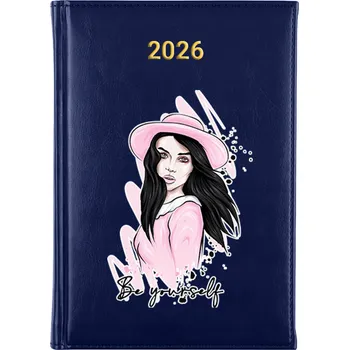 Obraz Knižní kalendář 2026 A5 modrý