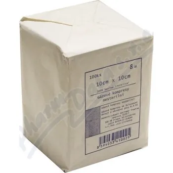 Kompres Gáza kompr.nester.10x10cm/100ks 8vrstev
