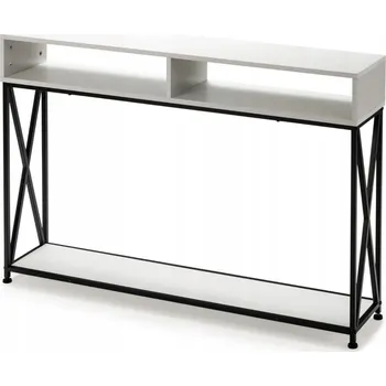 Konferenční stolek Konzolový Stolek Costway bílá matná 120 x 79 x 23 cm