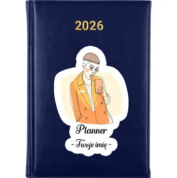 Kalendář Knižní kalendář 2026 A5 modrý