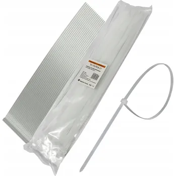 Stahovací páska Stahovací pásky kabelové Stahovací Pásky UV Odolné 100 ks 4,8 x 430 mm, bílé