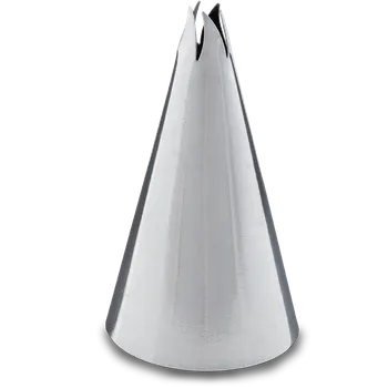 Zdobicí špička – Pětizubá „Plamínek“ (4 mm)