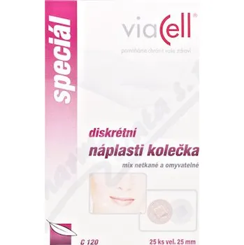 Náplast Viacell C120 náplasti kolečka 25mm 25ks
