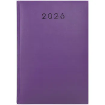 Kalendář Knižní kalendář 2026 A5 FunnyCase fialový