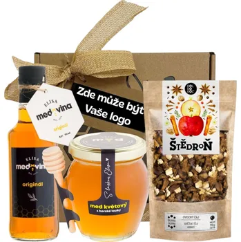 Dárkový potravinový koš Elisa - Vánoční balíčky pro zaměstnance