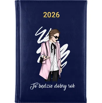 Kalendář Knižní kalendář 2026 A5 modrý