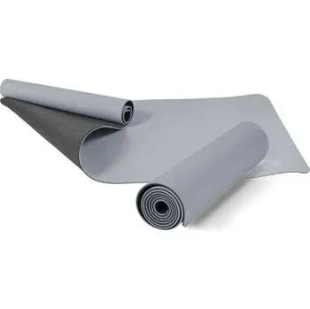 podložka na cvičení Gorilla Sports Podložka na jógu, šedá, 180 x 60 x 0,6 cm