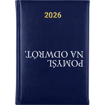 Kalendář Knižní kalendář 2026 A5 modrý