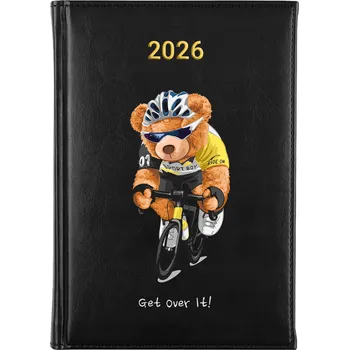 Kalendář Knižkový kalendář 2026 A5 černý