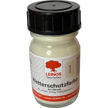 Olej na dřevo LEINOS 850.204 - Venkovní olejová barva - Starobílá 30ml