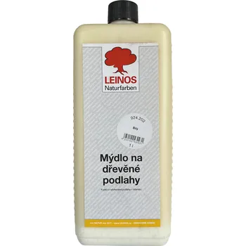 Olej na dřevo LEINOS 924.202 - Mýdlo na dřevěné podlahy bílé 1lt