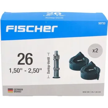 Duše na kolo 2x Cyklistické duše FISCHER 26" - od 35 do 62-622 - DV (Galuskový ventil)