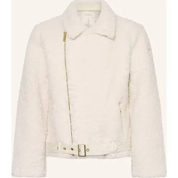 Guess Dívčí Plyšová Bunda, krémová, 152