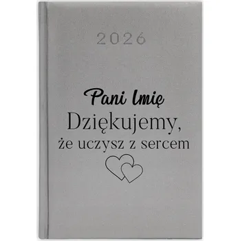 Kalendář Knižní kalendář 2026 A5 FunnyCase stříbrný