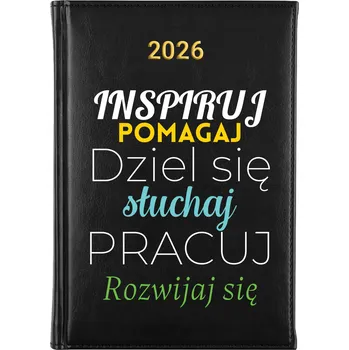 Kalendář Knižkový kalendář 2026 A5 černý