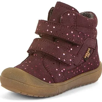Dívčí polobotky FRODDO dívčí kotníková obuv OLLIE TEX G2110139-9 bordo FroddoTex 23