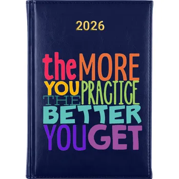 Kalendář Knižní kalendář 2026 A5 modrý