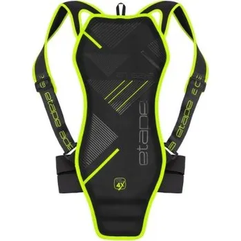 Chránič páteře ETAPE Spine černá/žlutá fluo S (150-175 cm)