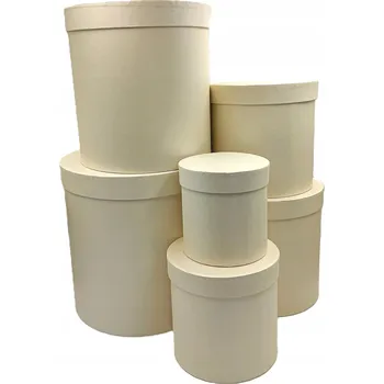 Úložný box Flower box krabička 6v1 velká sada krémová