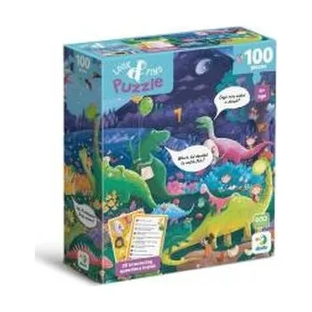 Puzzle Puzzle 100 Look&Find Kraina dinozaurów