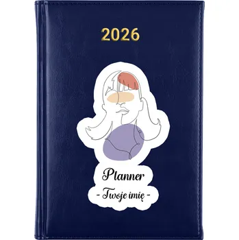 Kalendář Knižní kalendář 2026 A5 modrý