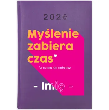 Kalendář Knihový kalendář 2026 A5 fialový