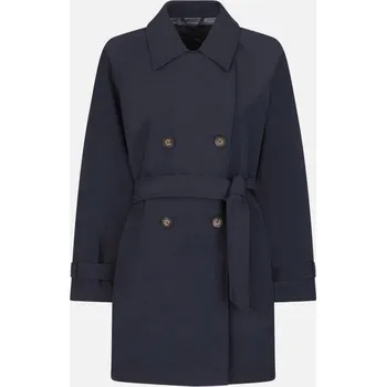 Dámská cargo bunda Dámský kabát GEOX ILDE TMAVĚ MODRÁ 46