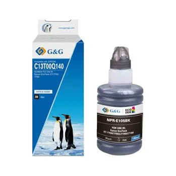 G&G kompatibilní ink s C13T00Q140, NPR-E105BK, black NPR-E105BK