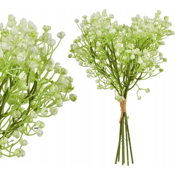 umělá květina Svazek umělých květin šatery6 Ks 33 cm Bílý