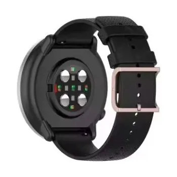 Příslušenství k chytrým hodinkám eses Silikonový řemínek s texturovaným povrchem - Černý, 20 mm