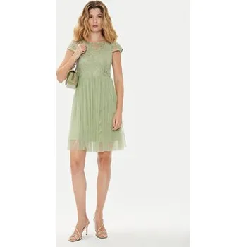 Dámské šaty Vila Koktejlové šaty Ulricana 14083836 Zelená Regular Fit 36
