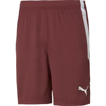 Pánské kraťasy Pánské kraťasy PUMA TEAMLIGA SHORTS 704924_09 CORDOVAN/PUMA WHITE S