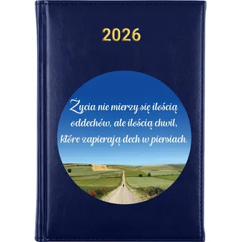 Kalendář Knižní kalendář 2026 A5 modrý