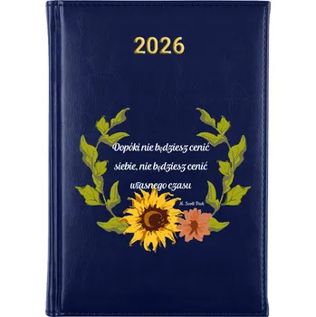 Kalendář Knižní kalendář 2026 A5 modrý