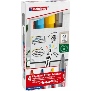 Vícebarevné fixy na papír Edding 4 ks