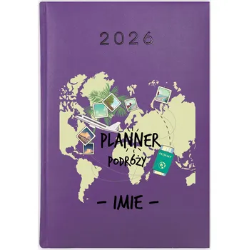 Kalendář Knižní kalendář 2026 A5 FunnyCase fialový