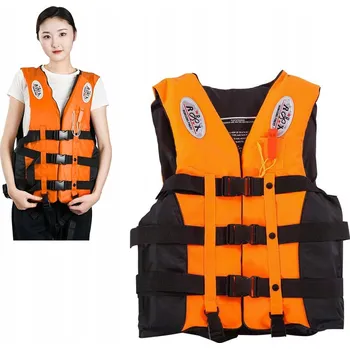 Plovací vesta ZÁCHRANNÁ VESTA pro dospělé 100N XXL DO 70-85KG PÍŠŤALKA