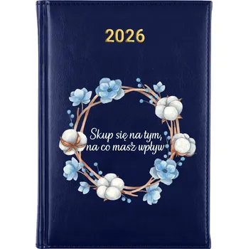 Kalendář Knižní kalendář 2026 A5 modrý