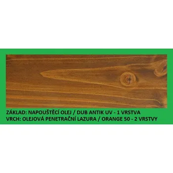 Olej na dřevo BBB Napouštěcí olej 0,9lt Dub antik UV