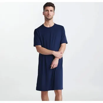 Dámské noční prádlo DÁMSKÁ PÁNSKÁ NOČNÍ KOŠILE - FRESH: Indigo XL