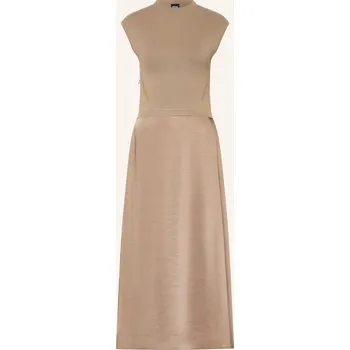 Dámské šaty Boss Dámské Šaty Ferdolini Ze Směsi Materiálů, světle hnědá, 34