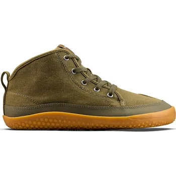 Dětská treková obuv Vivobarefoot GOBI UTILITY JUNIORS DARK OLIVE velikost 37 - Zelená