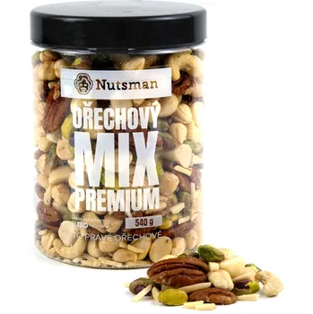 Čokoláda NUTSMAN Premium ořechová směs DÓZA 540 g