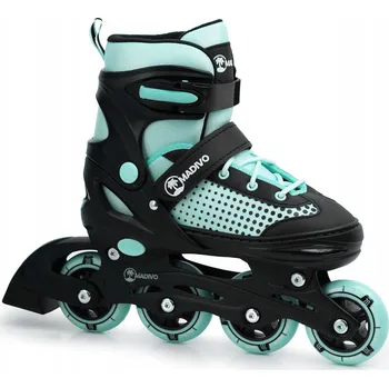 Kolečkové brusle MADIVO HORIZON Nastavitelné Kolečkové Brusle Černo/Tyrkysové vel. 30-33