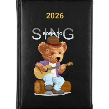 Diář Knižkový kalendář 2026 A5 černý