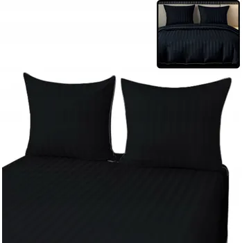 Povlečení Luxusní povlečení DAMAŠEK 200x220 ČERNÁ – exkluzivní design a STYL