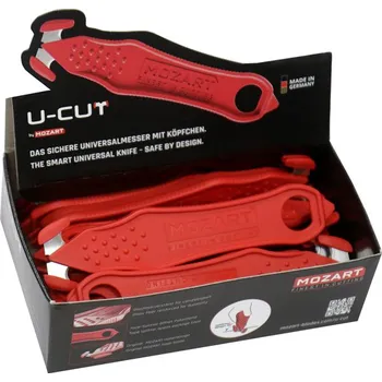 Pracovní nůž Nůž bezpečnostní Mozart U-Cut pro otevírání balíků - set 20 ks