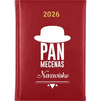 Kalendář Knižní kalendář 2026 A5 FunnyCase červený