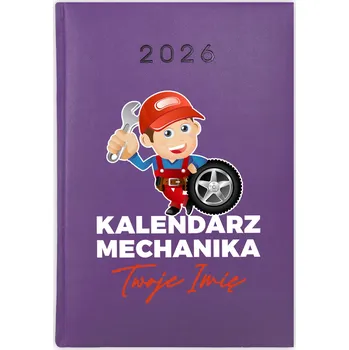 Kalendář Knižní kalendář 2026 A5 FunnyCase fialový