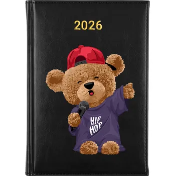 Diář Knižkový kalendář 2026 A5 černý